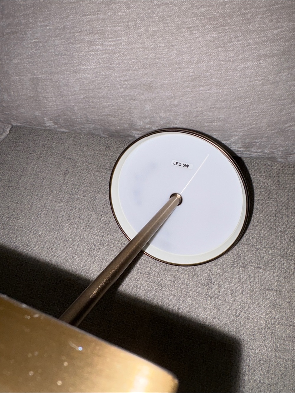 Mackenzie Childs Sterling Check LED Cafe Table Lamp - Picture 3 of 6